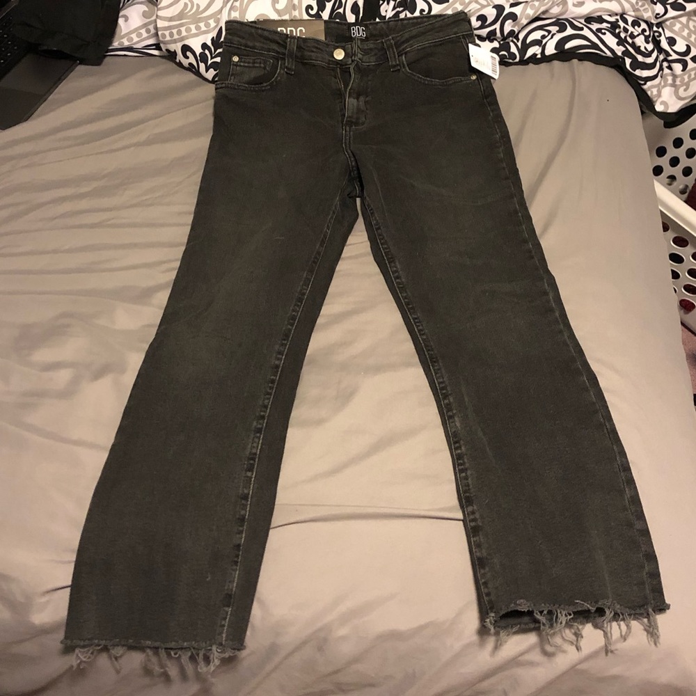 Urban outfitters high-rise cropped kick flare jean